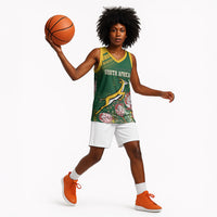 South Africa Rugby Personalized Bokke Champions Basketball Jersey
