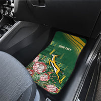 South Africa Rugby Personalized Bokke Champions Car Mats