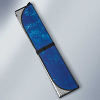 Cape Verde Tubaroes Azuis Custom Auto Sun Shade Break The Waves - Wonder Print Shop
