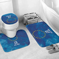 Cape Verde Tubaroes Azuis Custom Bathroom Set Break The Waves - Wonder Print Shop
