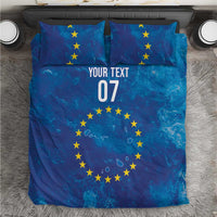 Cape Verde Tubaroes Azuis Custom Bedding Set Break The Waves - Wonder Print Shop