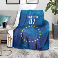 Cape Verde Tubaroes Azuis Custom Blanket Break The Waves - Wonder Print Shop