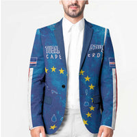 Cape Verde Tubaroes Azuis Custom Blazer Break The Waves - Wonder Print Shop