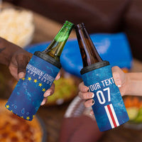 Cape Verde Tubaroes Azuis Custom 4 in 1 Can Cooler Tumbler Break The Waves - Wonder Print Shop