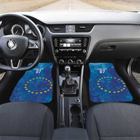 Cape Verde Tubaroes Azuis Custom Car Mats Break The Waves - Wonder Print Shop
