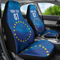 Cape Verde Tubaroes Azuis Custom Car Seat Cover Break The Waves - Wonder Print Shop