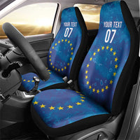 Cape Verde Tubaroes Azuis Custom Car Seat Cover Break The Waves - Wonder Print Shop