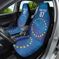Cape Verde Tubaroes Azuis Custom Car Seat Cover Break The Waves - Wonder Print Shop