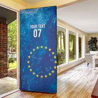 Cape Verde Tubaroes Azuis Custom Door Cover Break The Waves - Wonder Print Shop