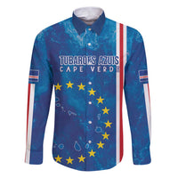 Cape Verde Tubaroes Azuis Custom Family Matching Puletasi and Hawaiian Shirt Break The Waves - Wonder Print Shop