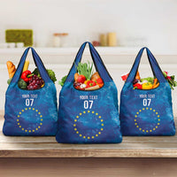 Cape Verde Tubaroes Azuis Custom Grocery Bag Break The Waves - Wonder Print Shop