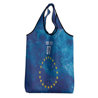 Cape Verde Tubaroes Azuis Custom Grocery Bag Break The Waves - Wonder Print Shop