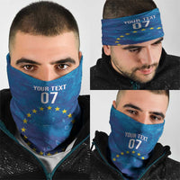 Cape Verde Tubaroes Azuis Custom Neck Gaiter Break The Waves - Wonder Print Shop