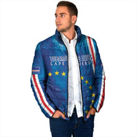 Cape Verde Tubaroes Azuis Custom Padded Jacket Break The Waves - Wonder Print Shop