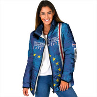 Cape Verde Tubaroes Azuis Custom Padded Jacket Break The Waves - Wonder Print Shop