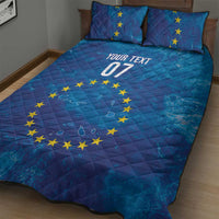 Cape Verde Tubaroes Azuis Custom Quilt Bed Set Break The Waves - Wonder Print Shop