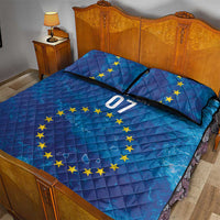 Cape Verde Tubaroes Azuis Custom Quilt Bed Set Break The Waves - Wonder Print Shop