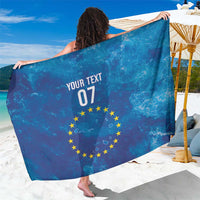 Cape Verde Tubaroes Azuis Custom Sarong Break The Waves - Wonder Print Shop