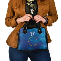 Cape Verde Tubaroes Azuis Custom Shoulder Handbag Break The Waves - Wonder Print Shop