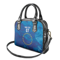 Cape Verde Tubaroes Azuis Custom Shoulder Handbag Break The Waves - Wonder Print Shop