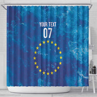 Cape Verde Tubaroes Azuis Custom Shower Curtain Break The Waves - Wonder Print Shop