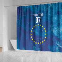 Cape Verde Tubaroes Azuis Custom Shower Curtain Break The Waves - Wonder Print Shop