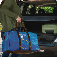 Cape Verde Tubaroes Azuis Custom Travel Bag Break The Waves - Wonder Print Shop