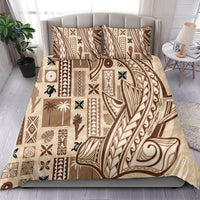 Samoa Tapa Bedding Set Siapo Mix Tatau Patterns LT7 - Wonder Print Shop