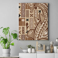Samoa Tapa Canvas Wall Art Siapo Mix Tatau Patterns LT7 - Wonder Print Shop