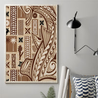 Samoa Tapa Canvas Wall Art Siapo Mix Tatau Patterns LT7 - Wonder Print Shop