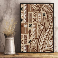 Samoa Tapa Canvas Wall Art Siapo Mix Tatau Patterns LT7 - Wonder Print Shop
