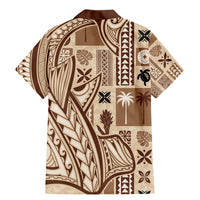 Samoa Tapa Family Matching Mermaid Dress and Hawaiian Shirt Siapo Mix Tatau Patterns LT7 - Wonder Print Shop