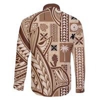 Samoa Tapa Family Matching Summer Maxi Dress and Hawaiian Shirt Siapo Mix Tatau Patterns - Wonder Print Shop