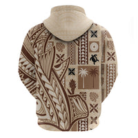 Samoa Tapa Hoodie Siapo Mix Tatau Patterns - Wonder Print Shop