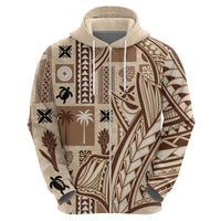 Samoa Tapa Hoodie Siapo Mix Tatau Patterns - Wonder Print Shop