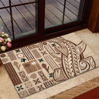 Samoa Tapa Rubber Doormat Siapo Mix Tatau Patterns - Wonder Print Shop