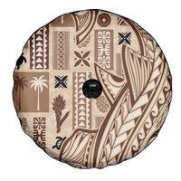 Samoa Tapa Spare Tire Cover Siapo Mix Tatau Patterns - Wonder Print Shop