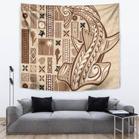 Samoa Tapa Tapestry Siapo Mix Tatau Patterns - Wonder Print Shop
