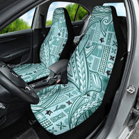 Samoa Tapa Car Seat Cover Siapo Mix Tatau Patterns - Teal LT7 - Wonder Print Shop