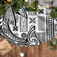 Samoa Tapa Tree Skirt Siapo Mix Tatau Patterns - White - Wonder Print Shop