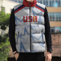 WC2026 USA Soccer Custom Sleeveless Puffer Jacket Rising Stars - Wonder Print Shop