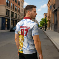 WC2026 USA Soccer Custom Zipper Polo Shirt Rising Stars - Wonder Print Shop
