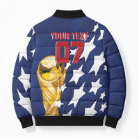 USA Soccer Custom Vintage 1994 Inspired Bomber Puffer Jacket - Wonder Print Shop