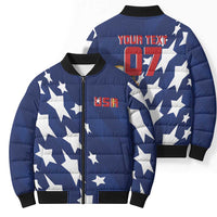 USA Soccer Custom Vintage 1994 Inspired Bomber Puffer Jacket - Wonder Print Shop