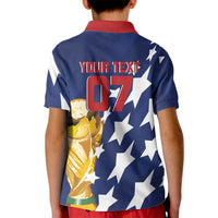 USA Soccer Custom Vintage 1994 Inspired Kid Polo Shirt - Wonder Print Shop