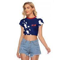 USA Soccer Custom Vintage 1994 Inspired Raglan Cropped T Shirt - Wonder Print Shop