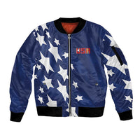 USA Soccer Custom Vintage 1994 Inspired Sleeve Zip Bomber Jacket - Wonder Print Shop