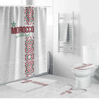 Morocco Atlas Lions Bathroom Set Arabesque Inspired Pattern
