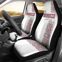 Morocco Atlas Lions Car Seat Cover Arabesque Inspired Pattern