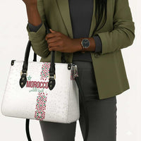 Morocco Atlas Lions Leather Bag Arabesque Inspired Pattern